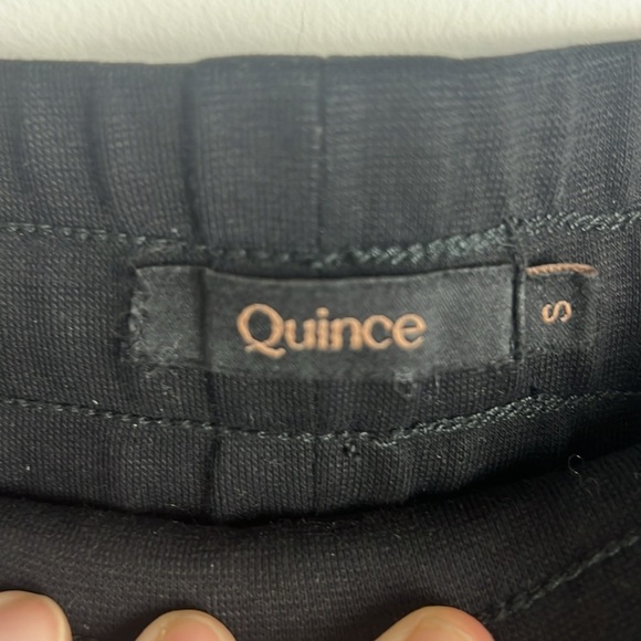 Quince Women's Black Vintage Wash Tencel Utility Jogger Pants High Rise Soft S - Picture 9 of 10